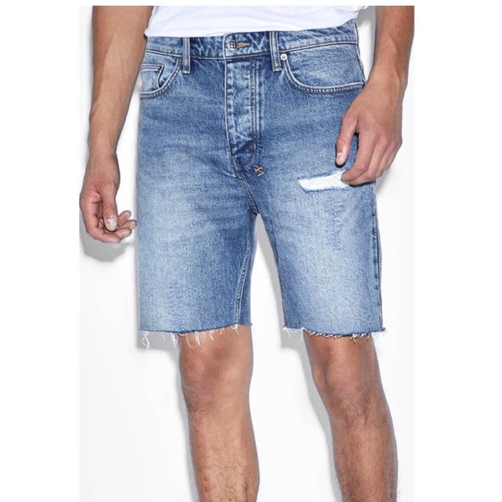 Ksubi NWT Chopper Short Chronicle Mid Long Rise Slim Fit Knee Length Men's Sz 30